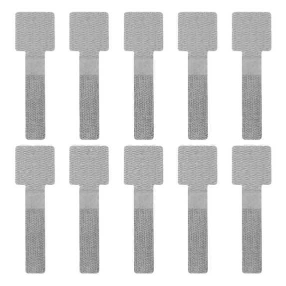 Home Textile Storage - 10 Pack Reusable Self Ties Adjustable Hook & Loop Straps for Organizing Data Wires and Headphones Under Table Cord Management 10PCS