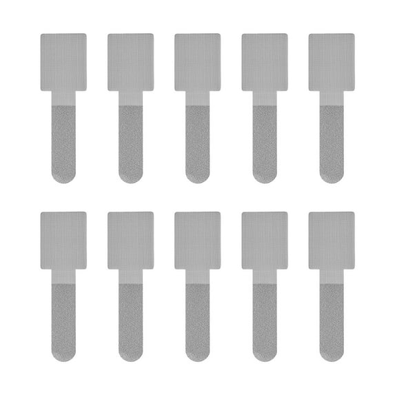 10 Pack Reusable Self-Adhesive Cable Management Straps Adjustable Hook and Loop Cord Organizers for Desk Wires, Headphones, Under Table Cable Management, Home and Office Use