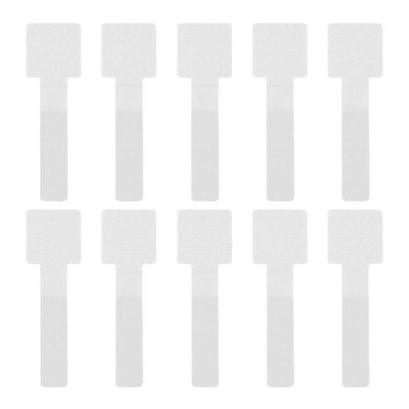 10 Pack Reusable Self Ties Management Adjustable Hook & Loop Straps For Organizing Data Wires Headphones Under Table Cord Management For Home