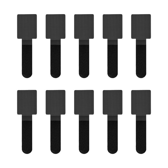 10 Pack Reusable Self Ties Management Adjustable Hook & Loop Straps For Organizing Data Wires Headphones Under Table Cord Management For Home Paper for Gel Pens Clear Sticky Notes Cute Classroom