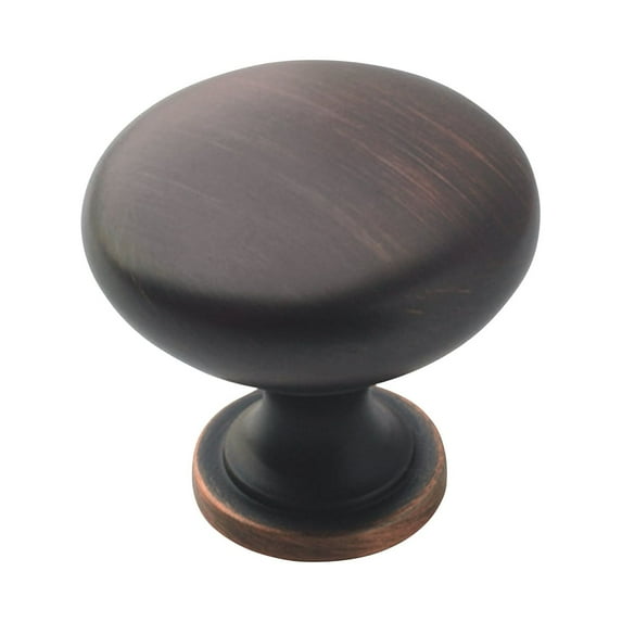10 Pack Rok Amerock BP53005ORB Round Oil-Rubbed Bronze Cabinet Knob 1-1/4" Dia