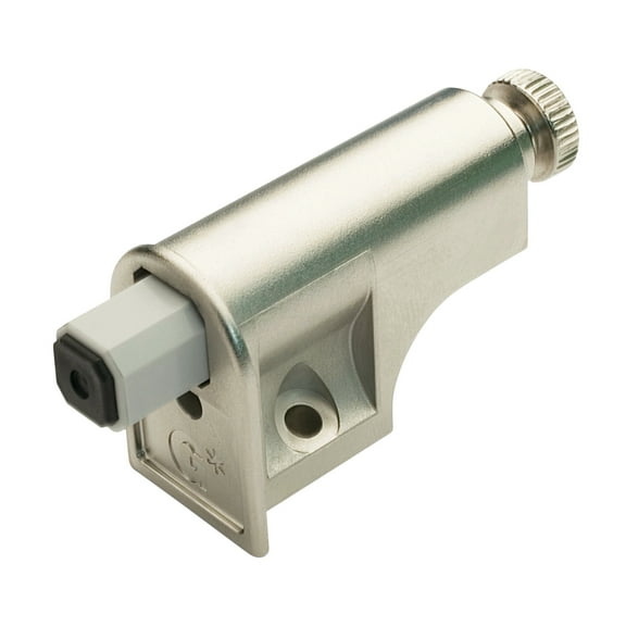 10 Pack Rok Hardware Soft Close Cabinet Door Damper Add-On, Nickel Plated