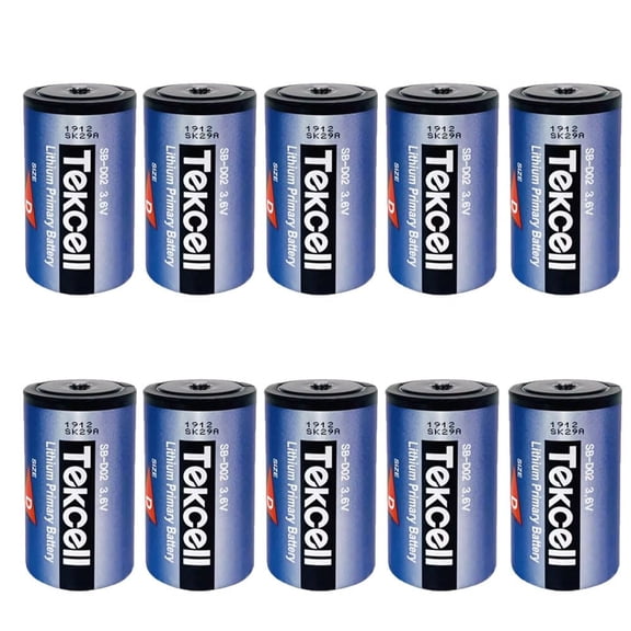 10-Pack SB-D02 3.6V D Size Lithium Battery 19000mAh High-Performance Batteries US Stock