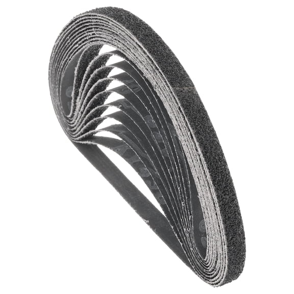 10 Pack Sanding Belts 1/2 x 21 Inch 40 Grit Silicon Carbide Abrasive Sandpaper for Belt Sander Metal Grinding Wood Working Weld Rust Removal