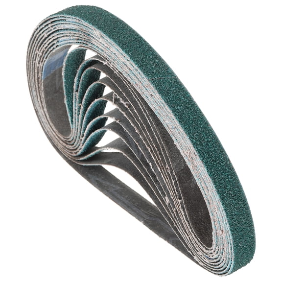 10 Pack Sanding Belts 1/2 x 24 Inch 60 Grit Zirconia Abrasive Sandpaper for Belt Sander Metal Grinding Wood Working Weld Rust Removal