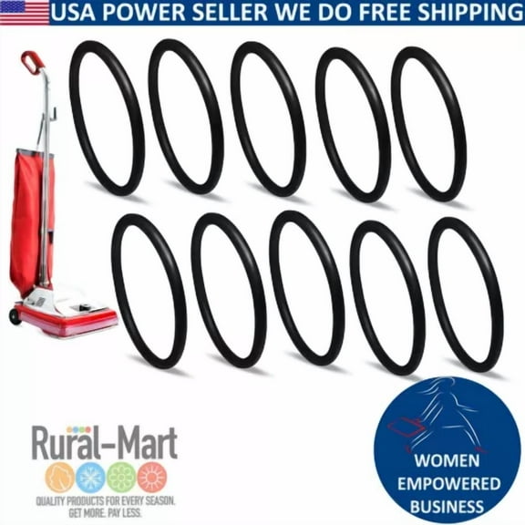 10-Pack Sc679 Sanitaire Vacuum Belts Fits Commercial Vacuum Models
