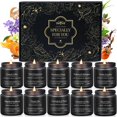 thumbnail image 1 of 10 Pack Scented Candles for Men, Masculine Candle Gift Set with Woody & Fresh Scents, Soy Wax Aromatherapy Candles for Home, Gifts for Him, Boyfriend, Father's Day, 1 of 3