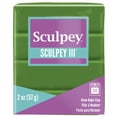 thumbnail image 1 of 2oz Leaf Green Sculpey III Oven-Bake Clay - Non-toxic Clay for Sculpting - Jewelry - Modeling - School Projects - Arts & Crafts - Bulk 10 Pack, 1 of 1