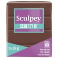 thumbnail image 1 of 2oz Chocolate Sculpey III Oven-Bake Clay - Non-toxic Clay for Sculpting - Jewelry - Modeling - School Projects - Arts & Crafts - Bulk 10 Pack, 1 of 2