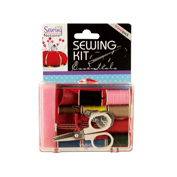 10 Pack Sewing Travel Kit, For Any Wardrobe Emergency with Scissors, Needle Threader, Thimble, Needles, Pins, Buttons, Pincushion, 11 Color Thread Assortment, Perfect for On the Go Repairs, Bulk