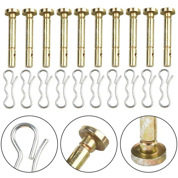 10 Pack Shear Pins 738-04155 for Craftsman Snow Blowers