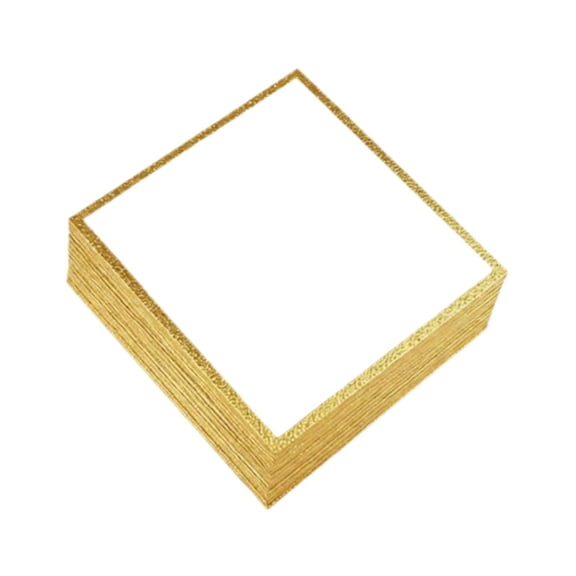 10 Pack Shikishi Boards Compact Square Blank Art Cards Premium Paper for Anime Collectors Convention Use