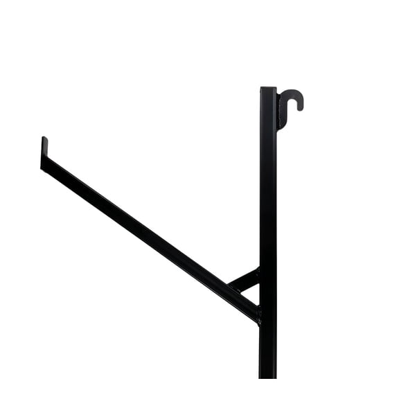 10 Pack Shipping Container Pipe Rack - 29-1/8"(L) x 53-1/8"(H), 550 lbs WLL Black Powder Coated Steel Rack for Trailer Containers - Welded Hook, Easy Installation
