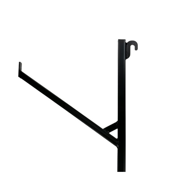 10 Pack Shipping Container Pipe Rack - 29-1/8"(L) x 53-1/8"(H), 550 lbs WLL Black Powder Coated Steel Rack for Trailer Containers - Welded Hook, Easy Installation