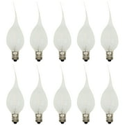 10 Pack Silicone Dipped LED Night Light Bulbs, C7 Replacement Light Bulbs – 0.7w Equivalent to 4W 5W 6W 7W Great For Christmas String Lights, Electric Window Candles