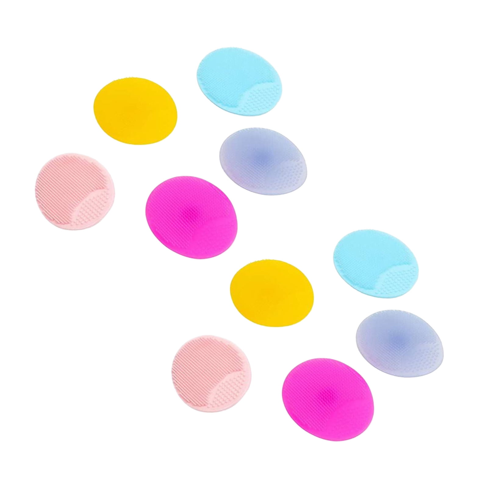 10 Pack Silicone Face Cleanser And Body Scrub Set Exfoliating Scrub