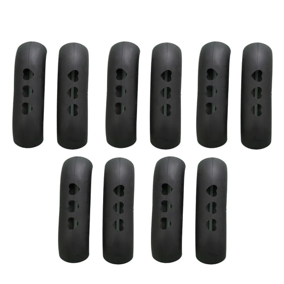 10 Pack Silicone Pot Handle Covers, 2.95 x 0.78 in Non-Slip Anti-Scald Grips for Round and Half-Round Metal Handles, Suitable for Stew Pots Steamers and Traditional Cookware
