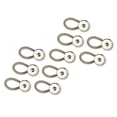 thumbnail image 1 of 10-Pack Silver Metal Collar Button Extenders from More of Me to Love, 1 of 5