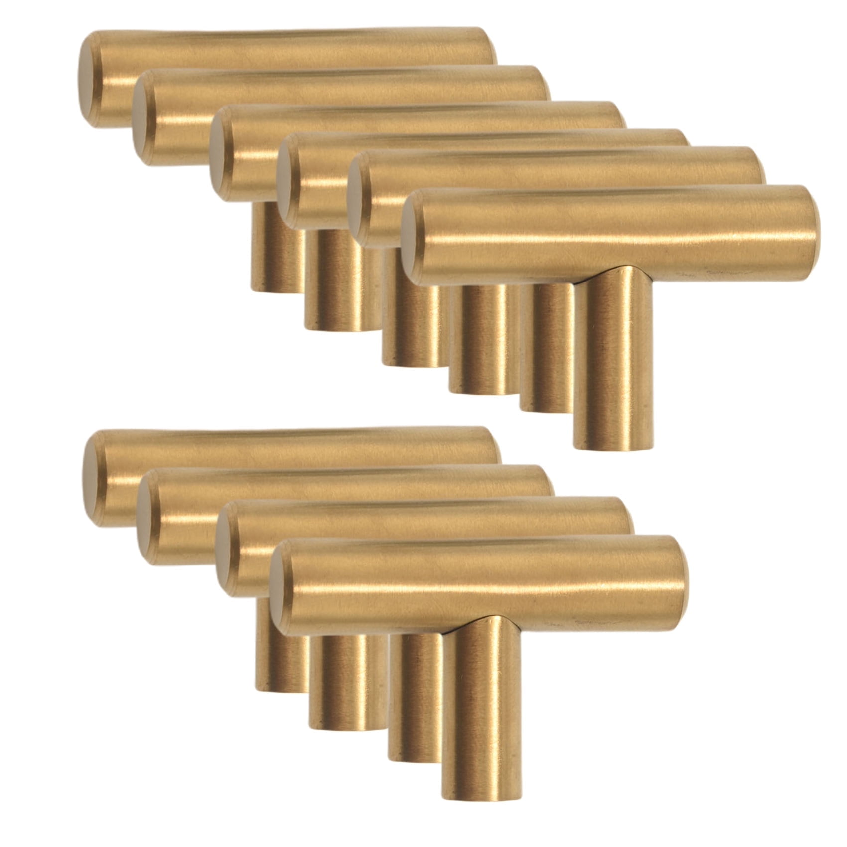 Walmart 10 Pack Gold Cabinet Knobs, Single Hole, 50mm/2in, Bedroom ...