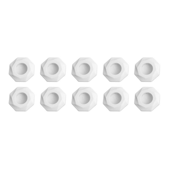10 Pack Sink Overflow Covers with Valve for Insect Deterrent Protection