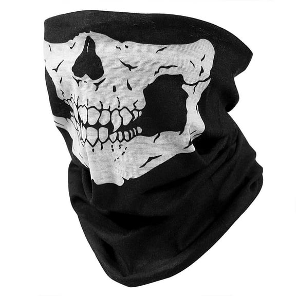 10 Pack Skull Half Face Mask Scarf Seamless Construction, Lightweight UV & Dust Protection Outdoors | Fishing, Hunting, Biking, Hiking Balaclava.
