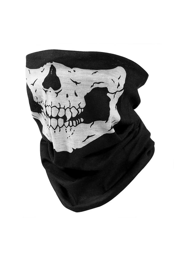 10 Pack Skull Half Face Mask Scarf Seamless Construction, Lightweight UV & Dust Protection Outdoors | Fishing, Hunting, Biking, Hiking Balaclava.
