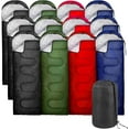 thumbnail image 1 of 10 Pack Sleeping Bags for Adults Cold Weather Bulk for Homeless People, 4 Seasons Warm or Cold Lightweight Indoor Outdoor Backpacking, Camping, 1 of 10