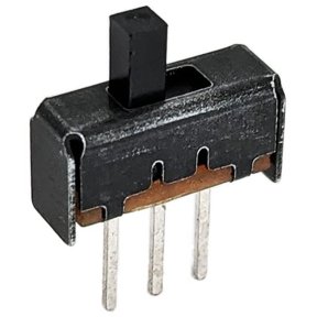 10 Pack Slide Switch Mini SPDT - Fits on Breadboard (0.1" Lead Spacing), 12mm x 4mm