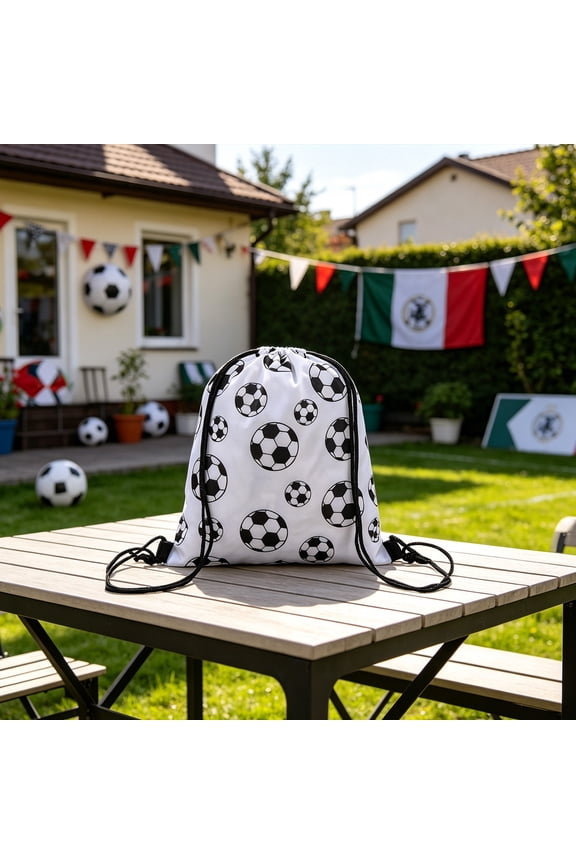 10 Pack Soccer Drawstring Bag Backpack Storage Pouch Organizer Bag home decorations