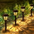 thumbnail image 1 of 10 Pack Solar Pathway Lights Outdoor - Bright Solar Powered Garden Lights with 3000K Warm LED, Auto On/Off Waterproof Path Lights Decorative, Landscape Lighting for Yard Patio Walkway Driveway, 1 of 7