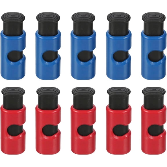 10 Pack Squeeze and Lock Bread Bag Clips for Food Storage, Plastic Bag Clips