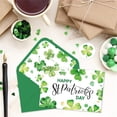 thumbnail image 1 of 10-Pack St. Patrick's Day Greeting Cards with Envelopes & Stickers – Blank Green Shamrock Note Cards Set for Holiday Wishes, Invitations, Thank You Notes, 6.29x4.33in, 1 of 5