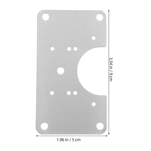 10-Pack Metal Reinforcement Plates for Cabinet Hinge Repair, Stainless Steel Fixing Plates to Strengthen and Fix Cabinet Hinges