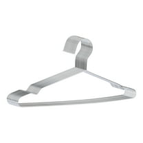 10 Pack Stainless Steel Hangers, Durable Space Saving Clothes Hangers for Clothing, Closet, Coats, Pants, or Shirts Silver 10