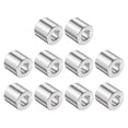 thumbnail image 1 of 10 Pack Stainless Steel Spacer 1/2" Bore x 1" OD x 13/16" Length Screw Bushing Plain Finish Round Metal Spacer for M12 Screws Bolts and Rods, 1 of 6