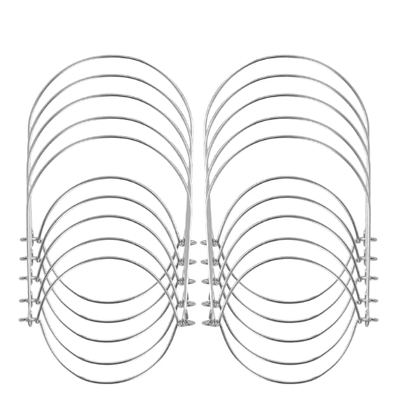 10 Pack Stainless Steel Wire Jar Handles Hangers for Mason Canning Jars Regular Mouth Decorative Hanging Kitchen Storage Solutions