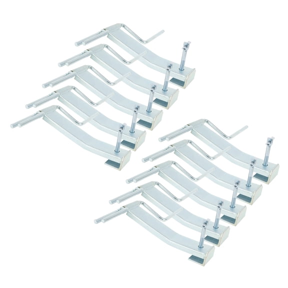 (10 Pack) Strap Winder for Flatbed Trailer - Cargo Tie Down Ratchet Strap Winder - Winch Strap Roller for 2", 3", 4" Straps - Zinc Coated Steel