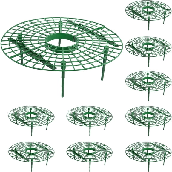 10 Pack Strawberry Plant Support - Large Size Strawberry Growing Racks - Strawberry Growing Frame for Keeping Garden Strawberry Clean
