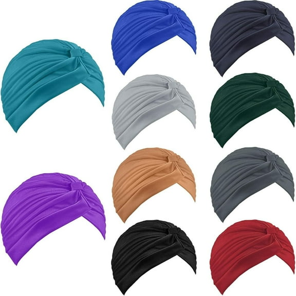 10 Pack Stretchy Sleeping Cap Cancer Headwear Chemotherapy Hats Fashion Accessories