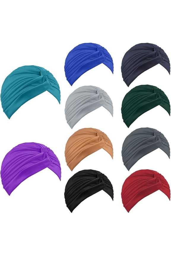 10 Pack Stretchy Sleeping Cap Cancer Headwear Chemotherapy Hats Fashion Accessories