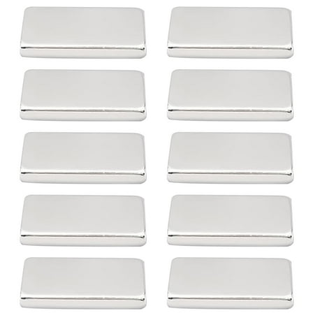 10 Pack Strong Rectangular Magnets,Super Strong Rare Earth Magnets, Small Rectangular,20 X 10 X 2Mm