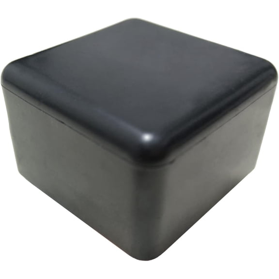 10 Pack Strut Channel Cap, Black Plastic Square End Cap Cover for 1-5/8" Strut Channel