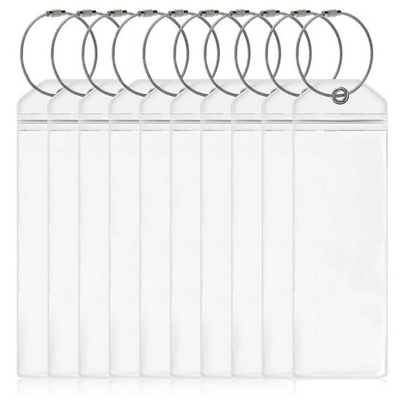 10 Pack Suitcase Tags, Cruise Luggage Tag Holder, Cruise Luggage Tag