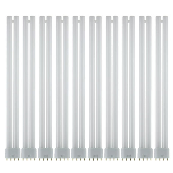 10 Pack Sunlite 36 Watt FT 4-Pin Twin Tube, 2G11 Base, Cool White