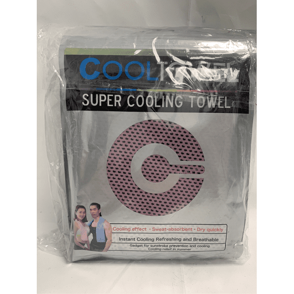 10 Pack Super Cool Instant Cooling Towel For Gym-Yoga-Running- Light Rose- New
