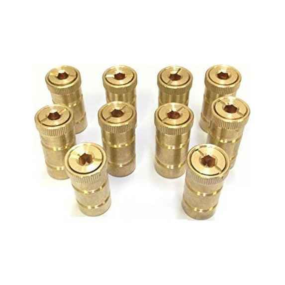 10 Pack Swimming Pool Brass Deck Anchor For Pool Cover Screw In Type For Concrete Decks