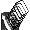 thumbnail image 1 of [10 Pack] Tempered Glass Screen Protector Compatible for Apple Watch Series 7 45mm, 3D Full Coverage [Easy Installation Frame] Waterproof Bubble-Free HD Clear Film for iWatch 45mm, 1 of 5