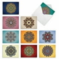 thumbnail image 1 of 10 Pack Thank You Note Cards With Envelopes - Mandala Mania, 1 of 6
