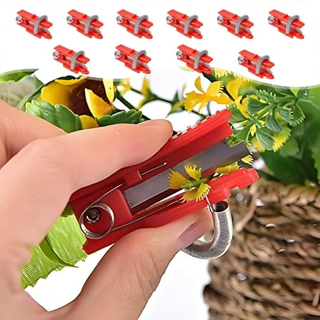 10-Pack Thumb Knives - Multifunctional Vegetable & Fruit Picking Knives for Gardening, Stainless Steel Cucumber Harvesting Tool with Ergonomic Design