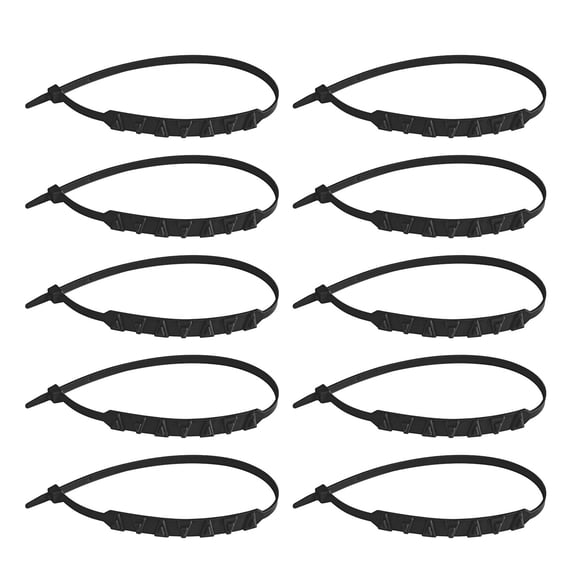 10 Pack Tire Anti-Skid Snow Chains Adjustable Reusable for Car SUV
